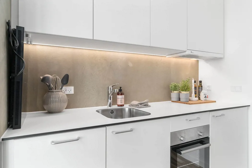 Moderne 1-værelses lejlighed med alt  - MicroLiving i Blomsterhaven 6